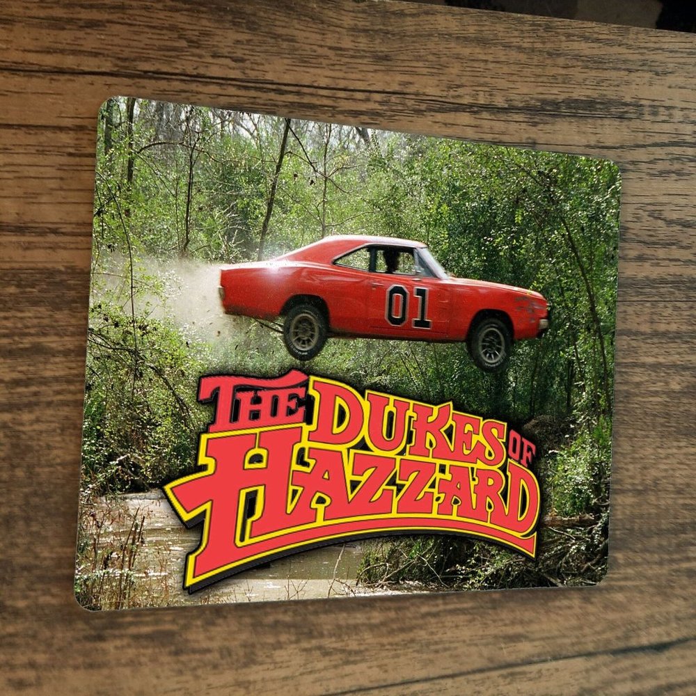 Dukes of Hazzard General Lee Car Jumping Mouse Pad